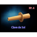 Tudel para Dulzaina en Clave de Sol del Nº:  4