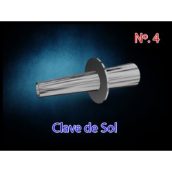 Tudel para Dulzaina en Clave de Sol del Nº: 4 Cromado