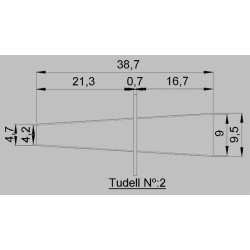 Tudel para Dulzaina en Clave de Sol del Nº: 2