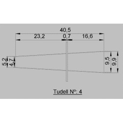 Tudel para Dulzaina en Clave de Sol del Nº:  4