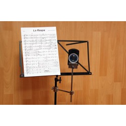 Soporte Metrónomo/Afinador de Cromado